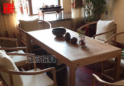 老榆木家具，中式禅意茶桌价格