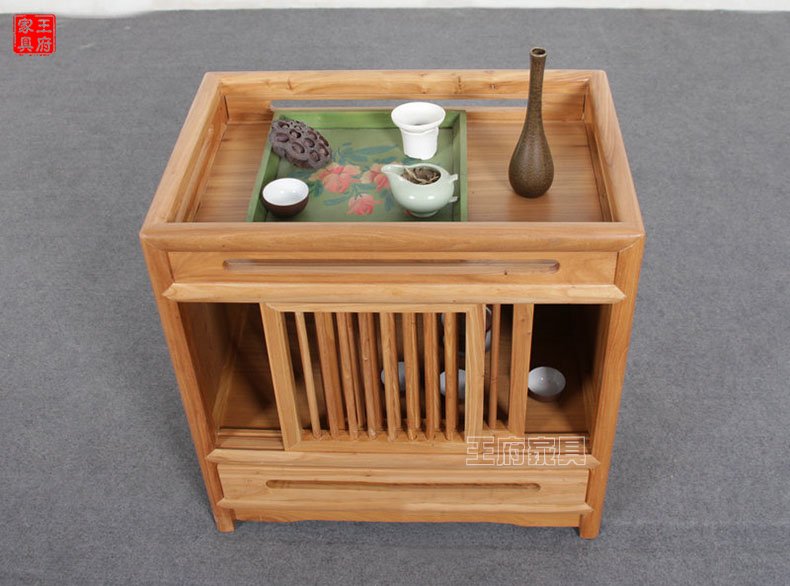 禅意新中式茶水柜
