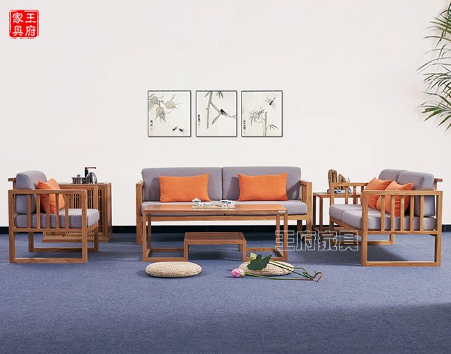 老榆木现代中式禅意沙发家具